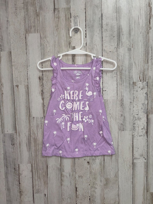 purple 365 kids Here comes the fun tank, Girl 4T