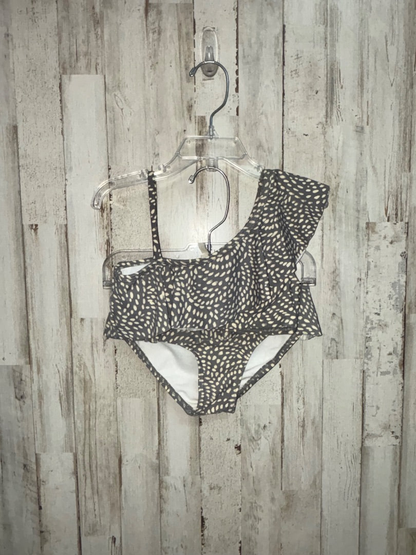 GREY RYLLE & CRU SPOTTED 2PC SWIM, GIRLS 6/7