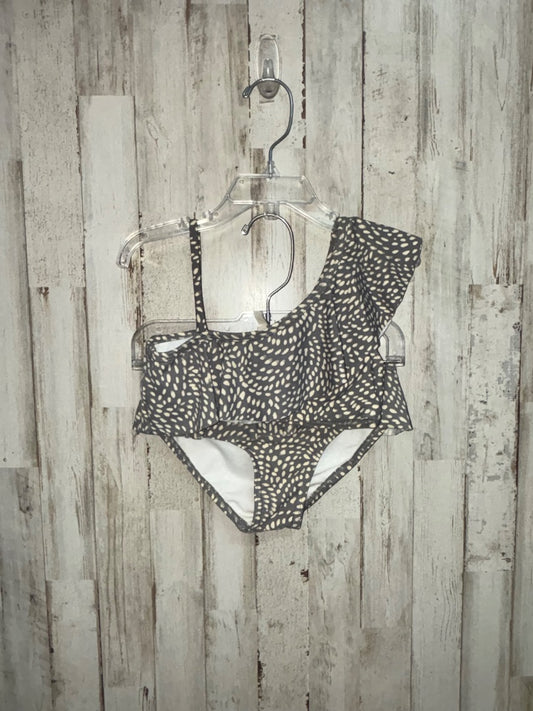GREY RYLLE & CRU SPOTTED 2PC SWIM, GIRLS 6/7