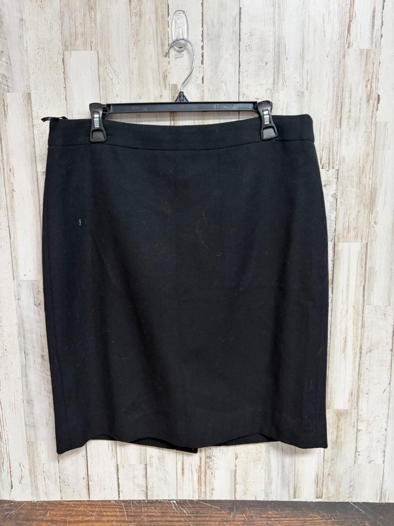 BLACK J CREW SZ12 SKIRT, LADIES L