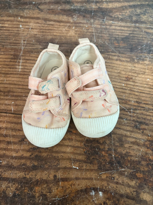 PEACH CAT & JACK UNICORN SNEAKERS, SHOES 6