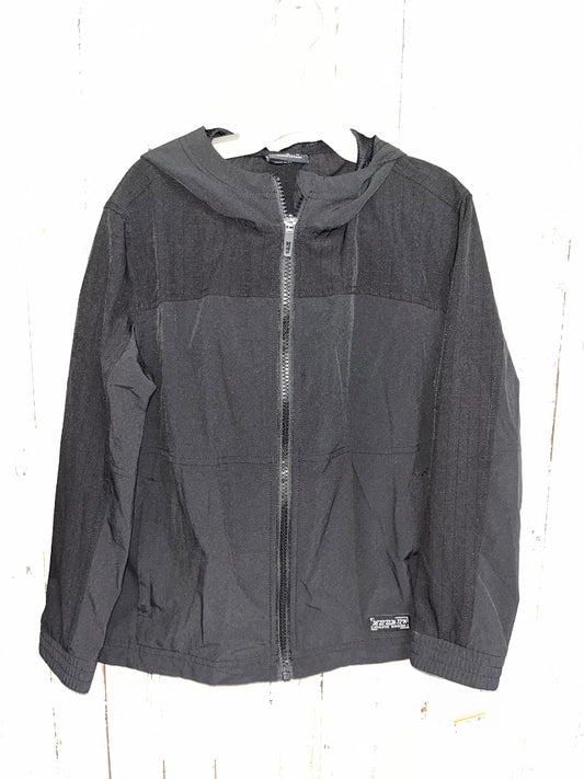 BLACK ATHLETIC WORKS WINDBREAKER JACKET, BOY 6/7