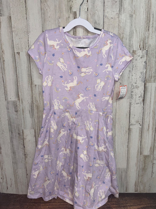 LILAC WONDER NATION UNICORN DRESS, GIRLS 7/8