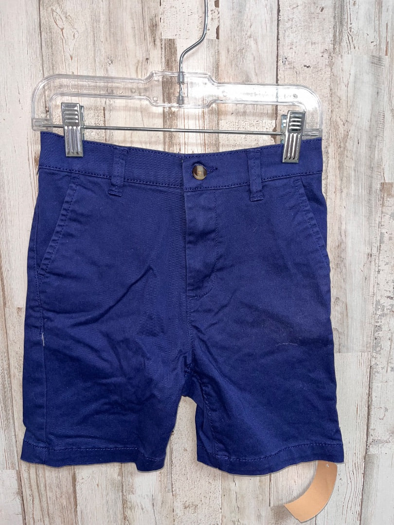 NAVY CROWN & IVY BUTTON SHORTS, BOY 6