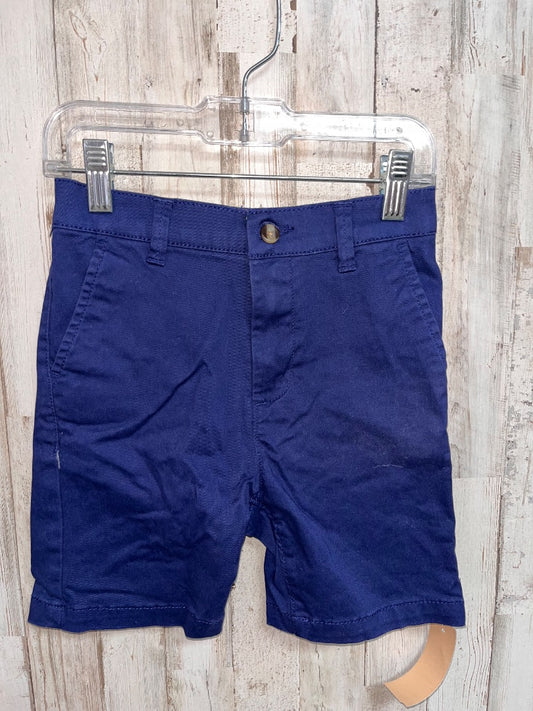 NAVY CROWN & IVY BUTTON SHORTS, BOY 6