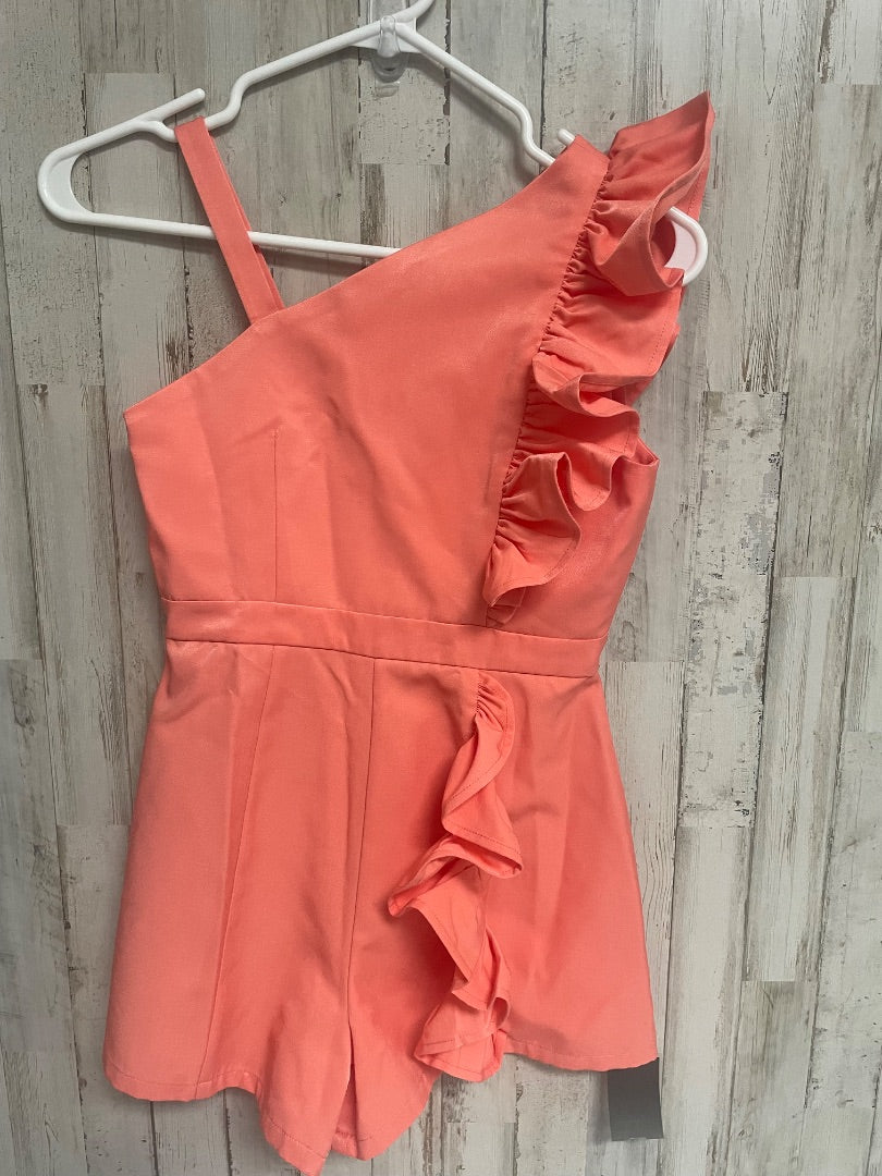 ORANGE HABITUAL ONE SHOULDER DRESS, GIRLS 10