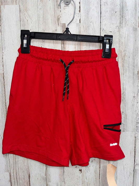 RED ATHLETIC WORKS COTTON SHORTS, BOY 6/7