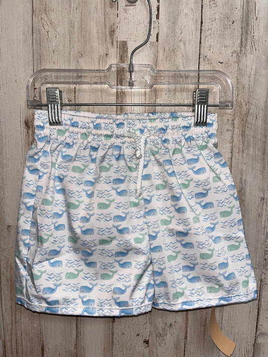 WHITE THE PROPER PEONY WHALE SWIM SHORTS, BOY 6
