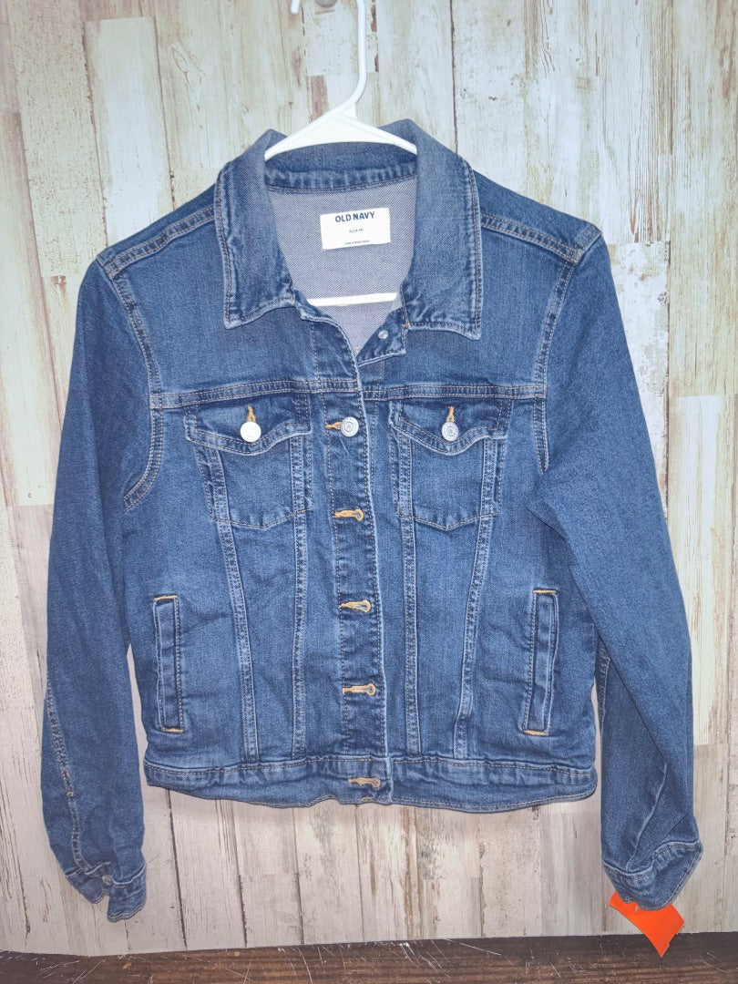 BLUE OLD NAVY DENIM JACKET, GIRLS 14/16