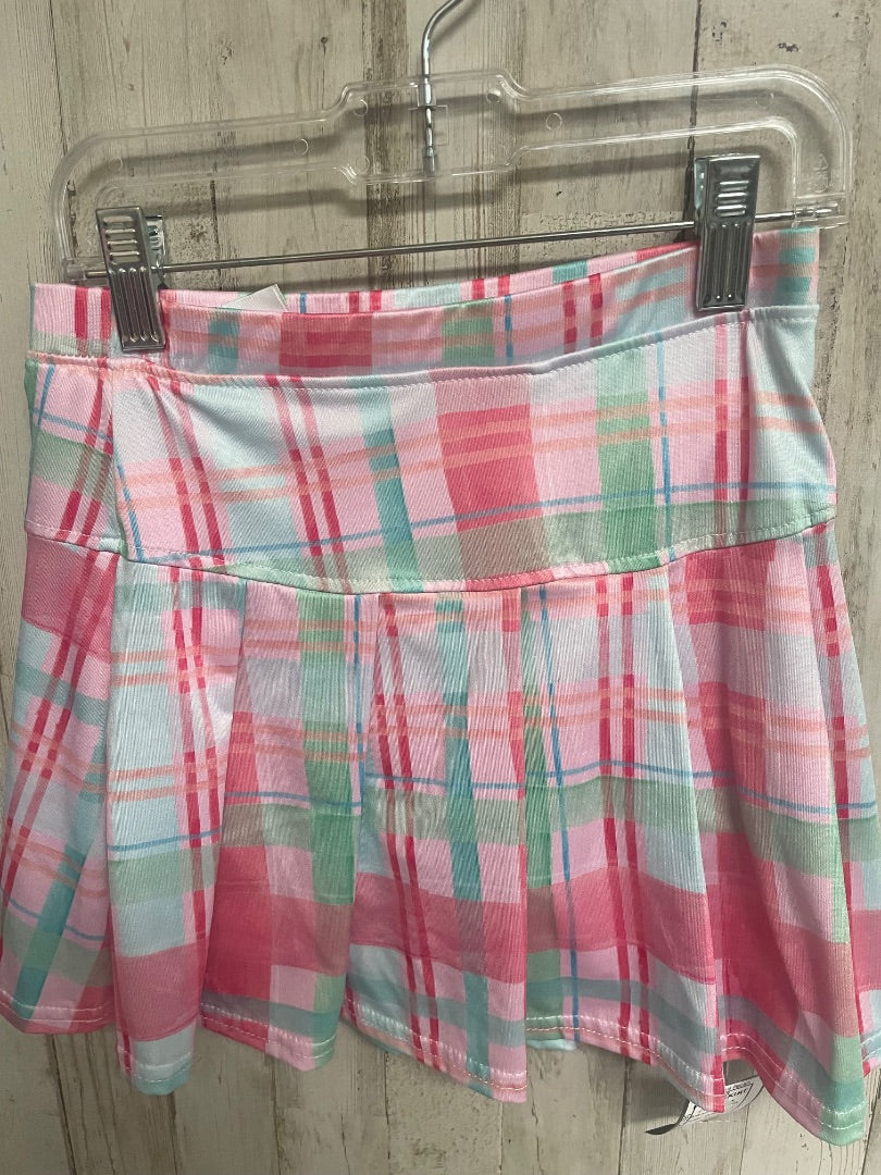 PINK AZHARIA PLAID SKIRT, GIRLS 12