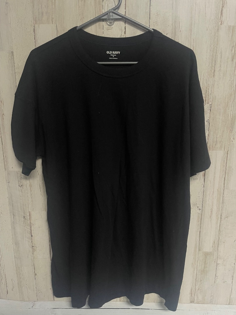 BLACK OLD NAVY NEW COTTON TEE, ADULT M