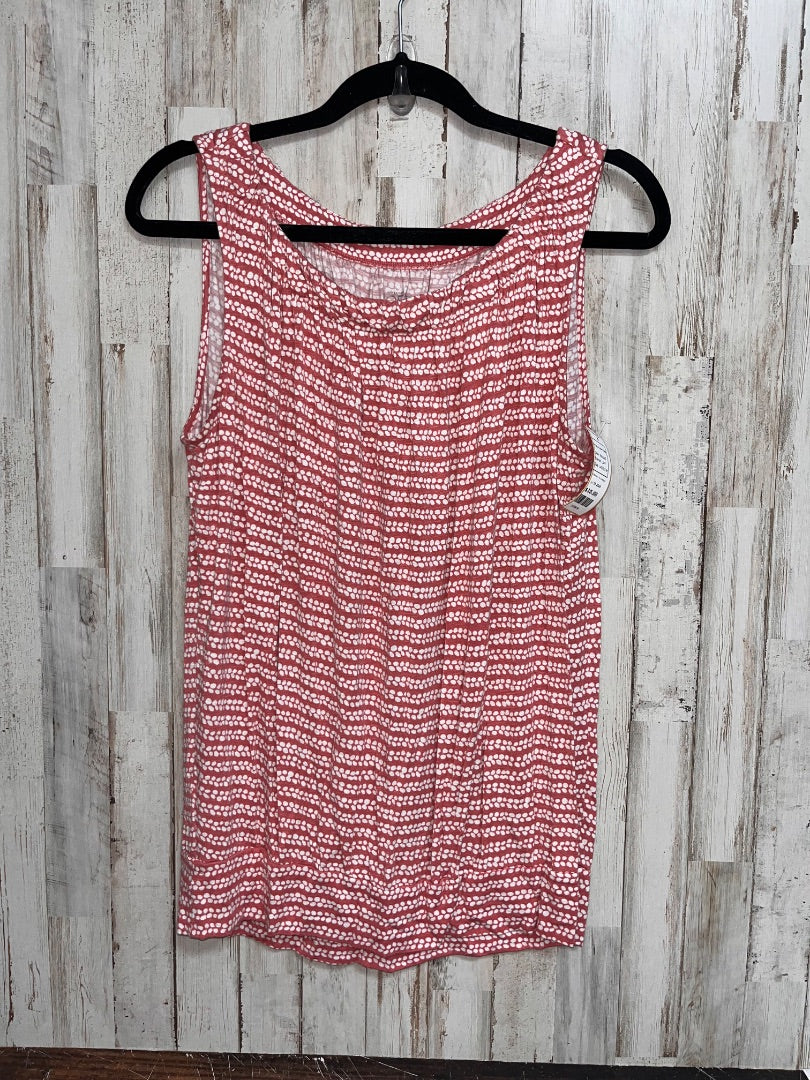 MAUVE LOFT DOTTED FLOWY TANK, LADIES M