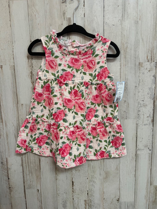 PINK MUDPIE FLORAL TIER DRESS, GIRLS 9/12M