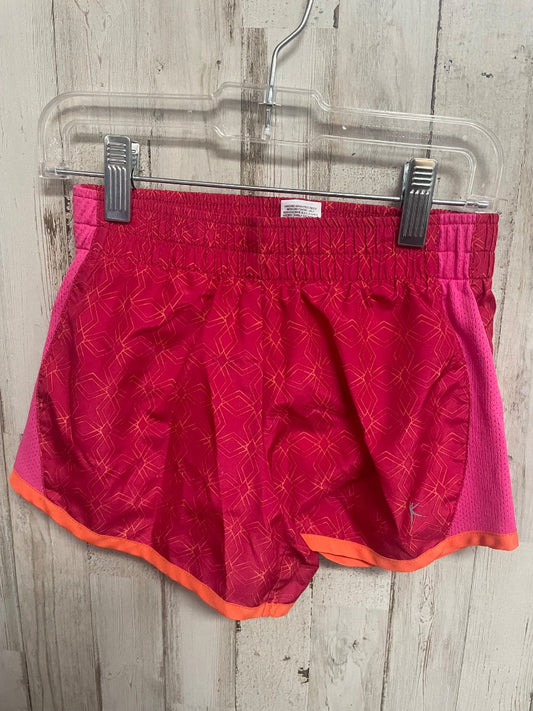 PINK DANSKIN ATHLETIC SHORTS, GIRLS 6/6X