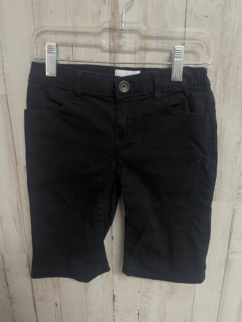 BLACK CHILDRENS PLACE BERMUDA SHORTS, GIRLS 6X/7