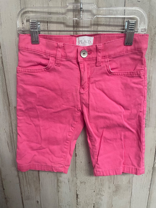 PINK CHILDRENS PLACE BERMUDA SHORTS, GIRLS 6X/7