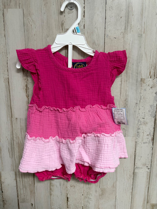 PINK EMMA JEAN TIERED 2PC SET, GIRLS 24M