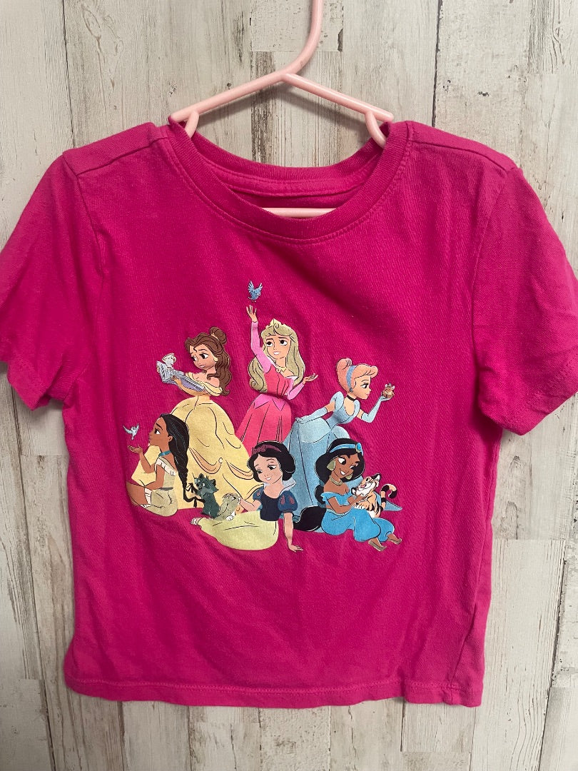 PINK DISNEY PRINCESS TEE, GIRLS 5
