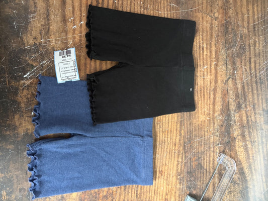 BLACK/NAVY GARANIMALS 2PK BIKER SHORT SET, GIRLS 2T