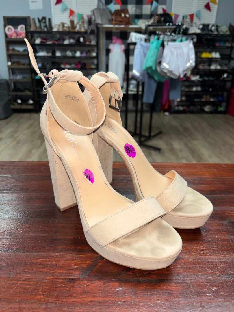 NUDE Rohb Tall thick heels, Shoes A8.5