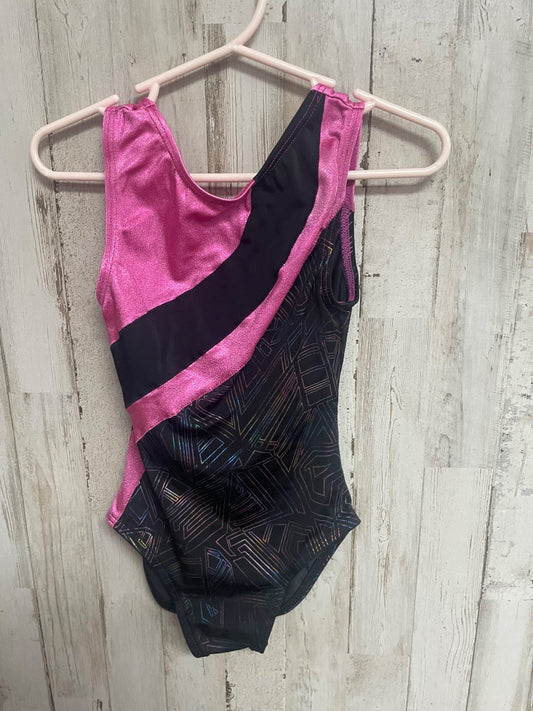 BLACK BALERA PRINTED LEOTARD, GIRLS 6