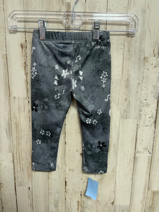 GREY NIKE PRINT LEGGINGS, GIRLS 2T