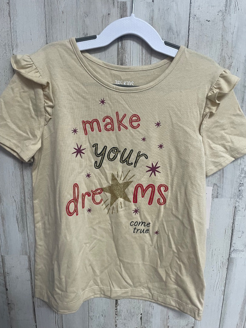 TAN 365 KIDS DREAMS COME TRUE TEE, GIRLS 7/8