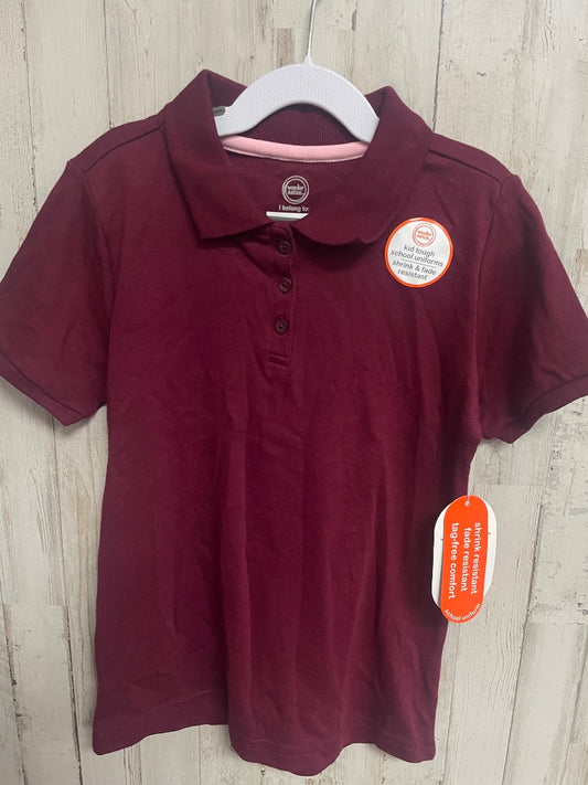 MAROON WONDER NATION SCHOOL POLO, GIRLS 7/8