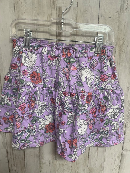 PURPLE 365 KIDS UNICORN PRINT SKIRT, GIRLS 7