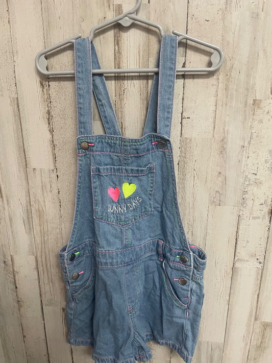 DENIM 365 KIDS SUNNY DAYS OVERALLS, GIRLS 7/8
