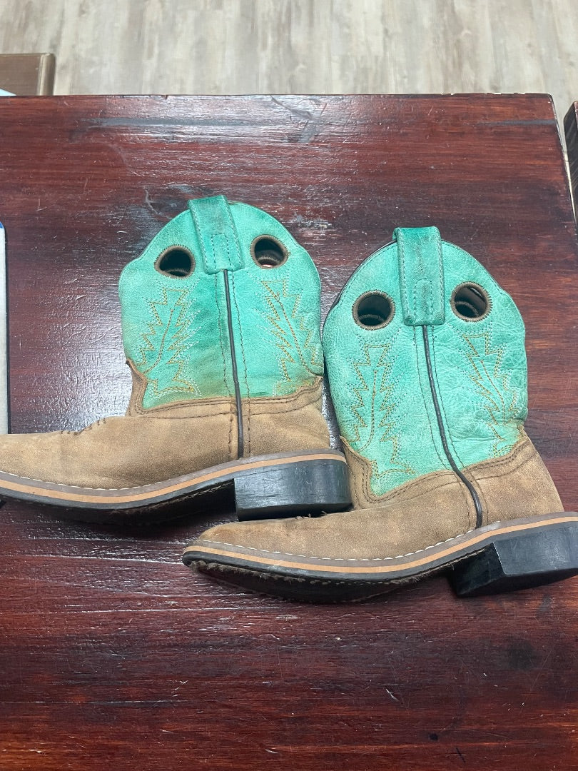 TEAL/BROWN SMOKY MOUNTAIN BOOTS COWGIRL BOOTS, SHOES 11