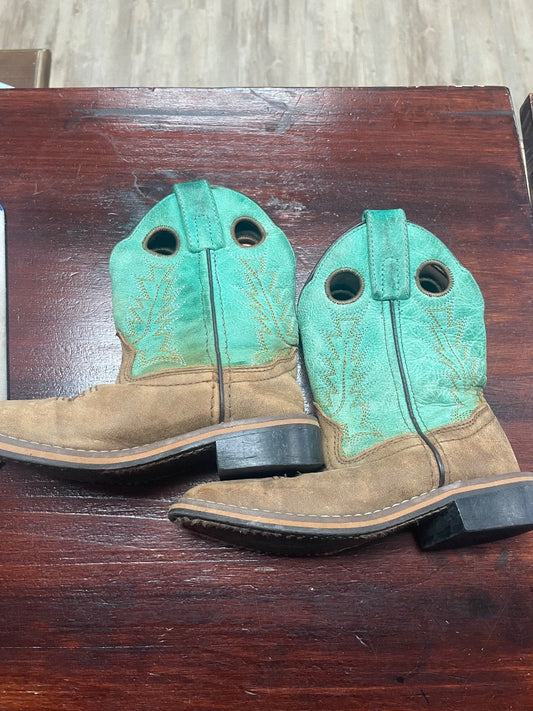 TEAL/BROWN SMOKY MOUNTAIN BOOTS COWGIRL BOOTS, SHOES 11