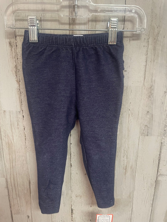 DARK DENIM OLD NAVY RUFFLE BOTTOM LEGGINGS, GIRL 12-18M