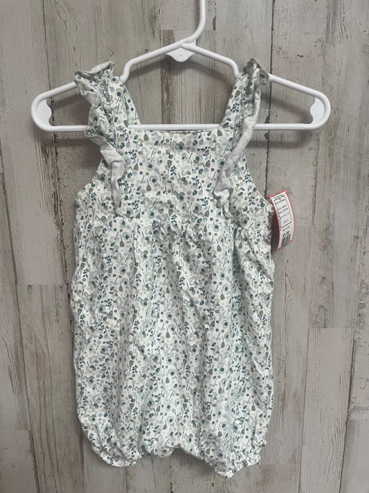 GREEN CARTERS FLORAL PRINT BUBBLE, GIRL 12M