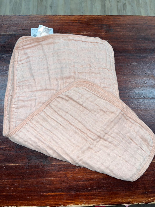 TAN COZY CUBS 3PC MUSLIN BURP CLOTH SET
