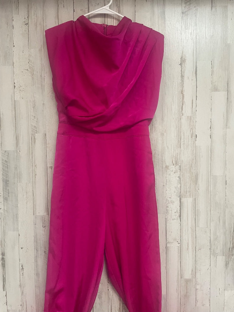 FUCHSIA DO + BE SATIN JUMPSUIT, LADIES S