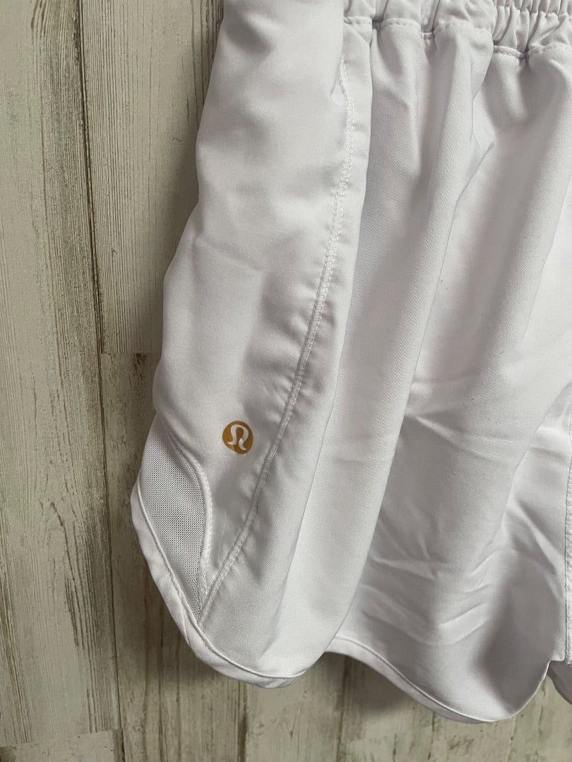 WHITE lululemon hotty hot, low rise, 2.5 inch, LADIES M