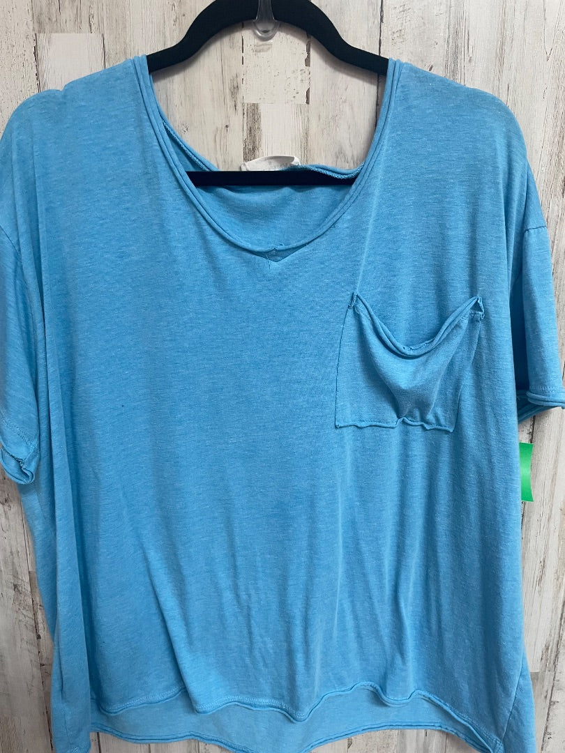 blue zenana pocket tee, LADIES S