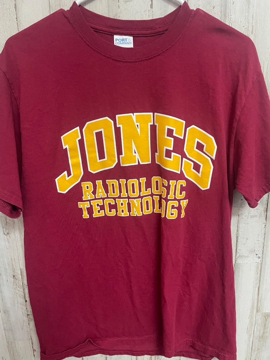 maroon port&company jones radiology tech top, LADIES M