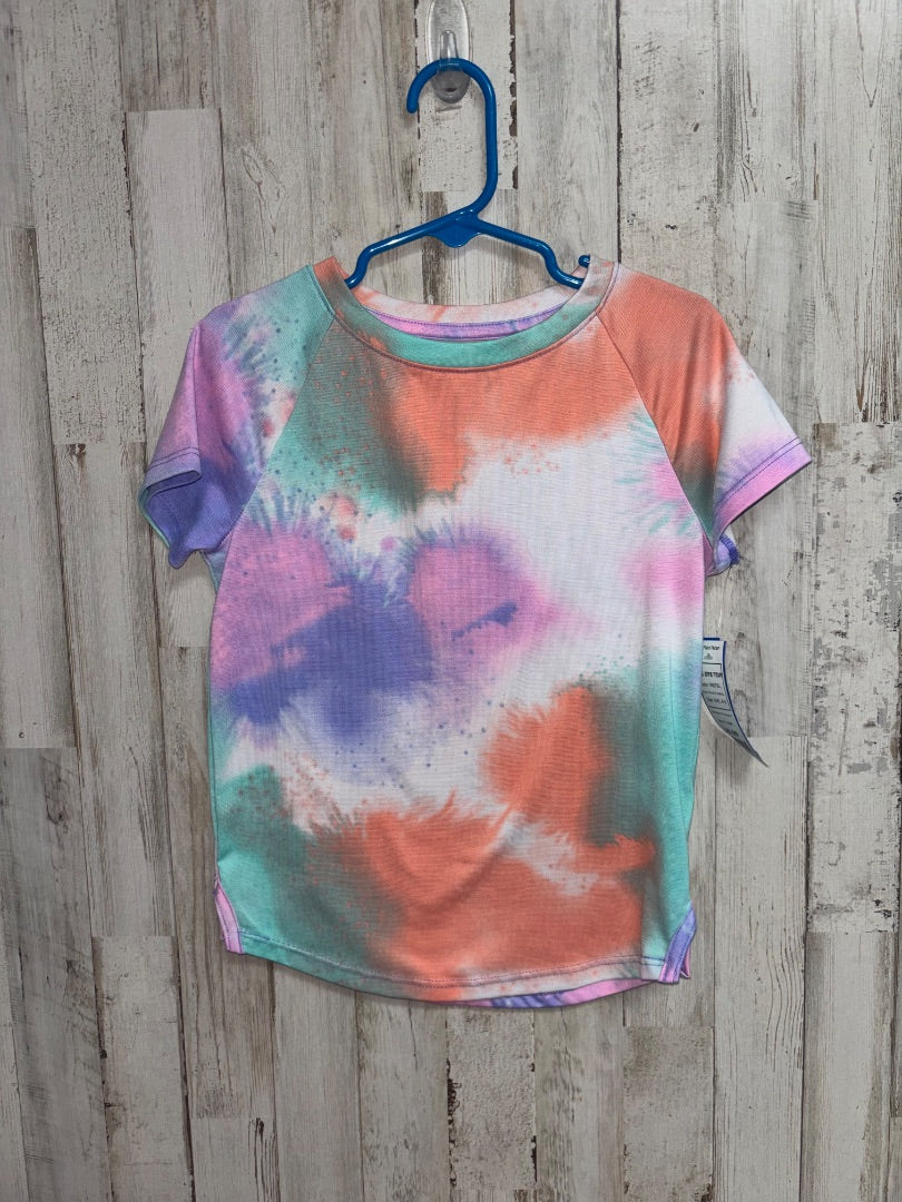 PASTEL ATHLETIC WORKS TIE DYE TOP, GIRL 4-5