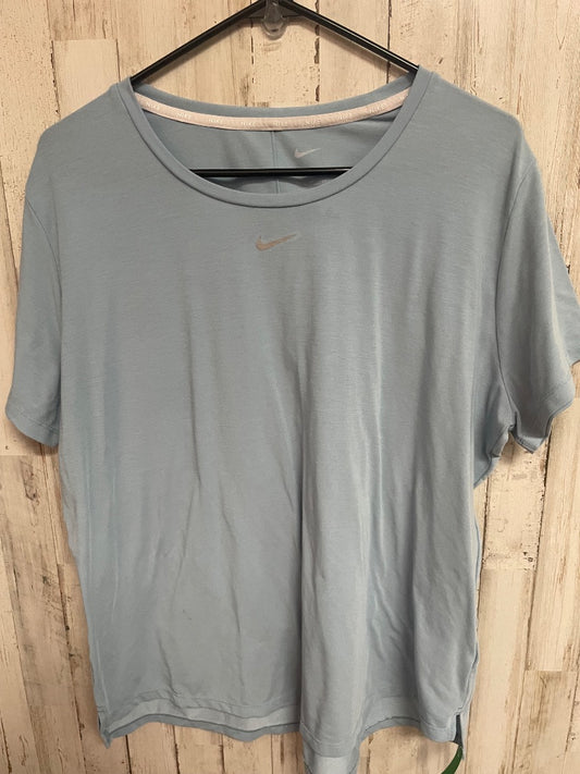 blue nike logo top, LADIES XL