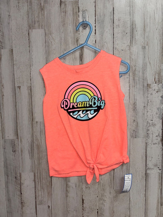 NEON PINK GARANIMALS DREAM BIG TANK, GIRL 4T