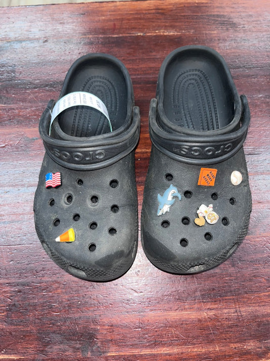 BLACK CROCS RUBBER SHOES, SHOES Y2