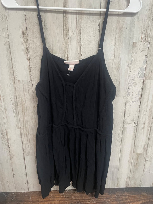 Black Knox rose muslin tank, Ladies XL