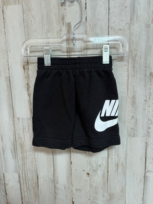 BLACK NIKE LOGO SHORTS, BOYS 2T