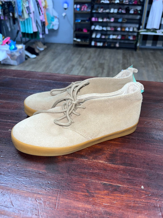 TAN GAP SUEDE LACE UP SHOES, SHOES Y2