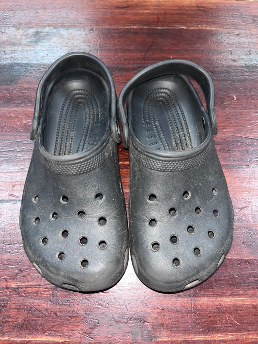 BLACK CROCS RUBBER SHOES, SHOES Y1