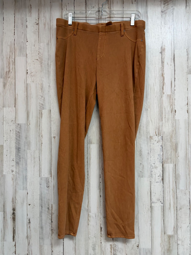 TAN TIME & TRU PULL ON JEGGINGS, LADIES L