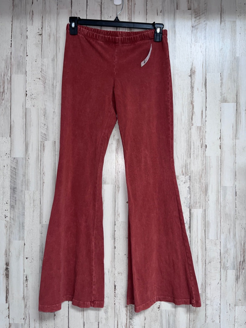 RUST  FLARE PULL ON PANTS, LADIES M