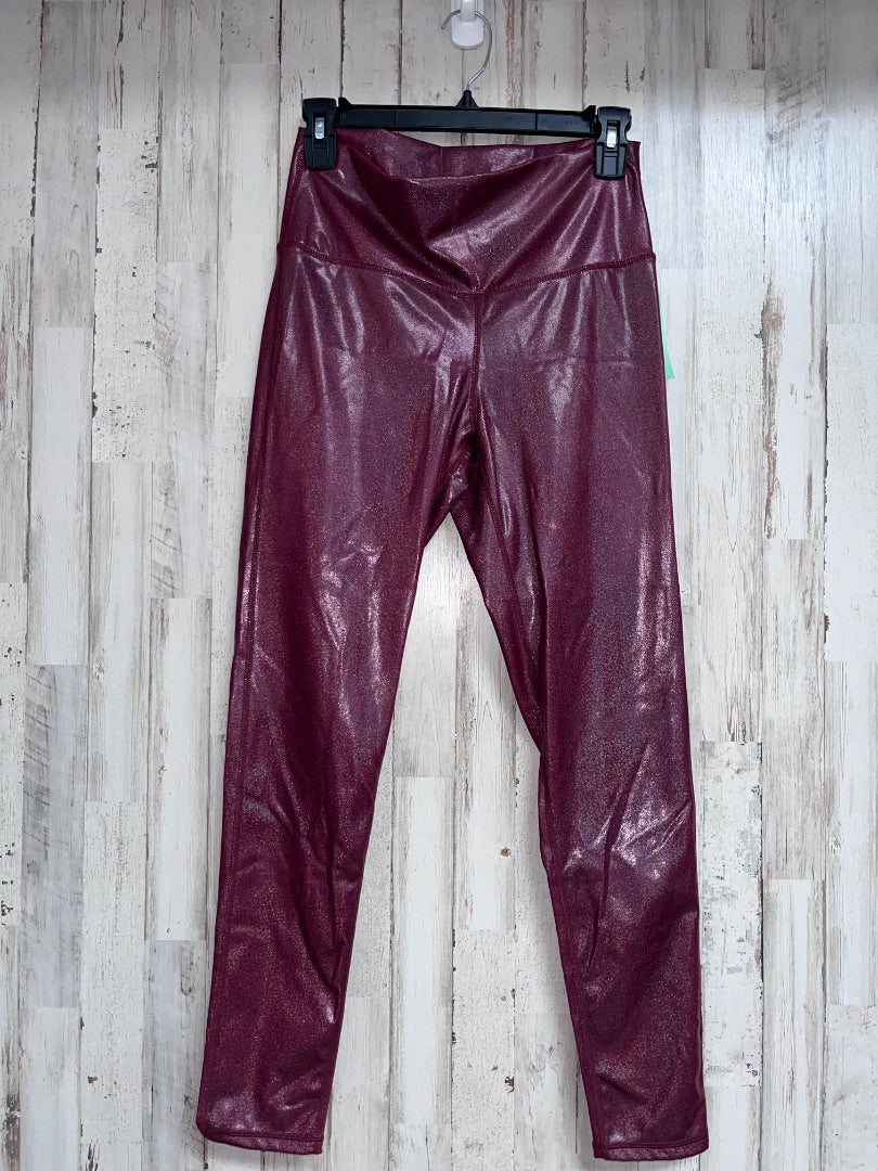 MAROON MONO B SHIMMER LEGGINGS, LADIES M